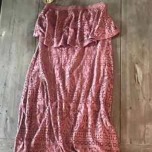 Free People Strapless Maxi Dress